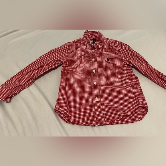 Ralph Lauren Other - Ralph Lauren Red button down shirt in Toddler size 4